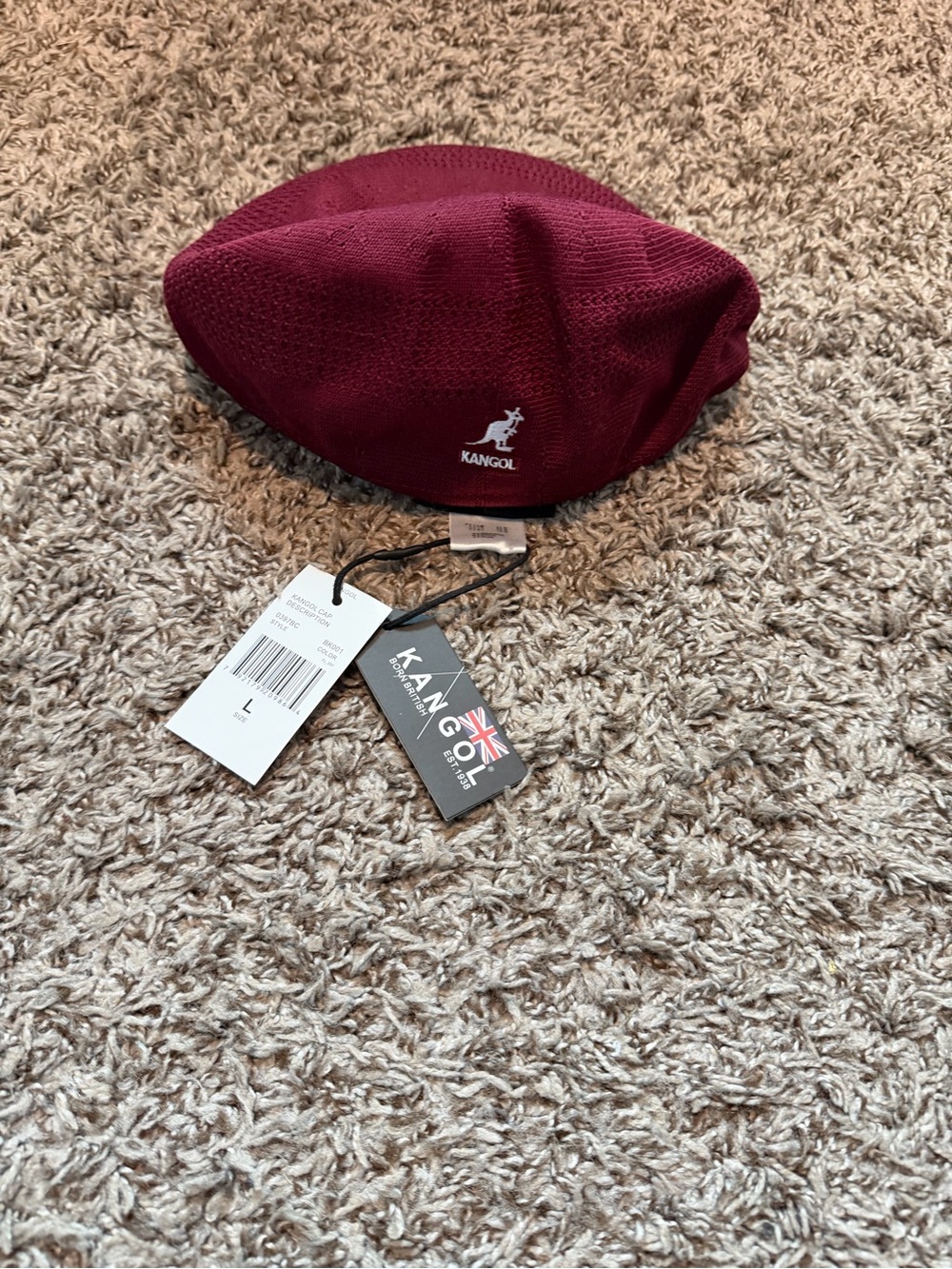 Kangol Men's Maroon Tropic 504 Ventair Knit Cap